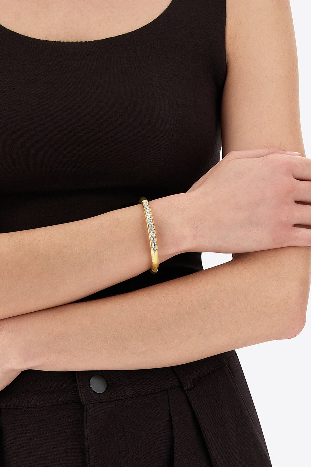 Diamond Pave Libera Aura Bangle Bracelet