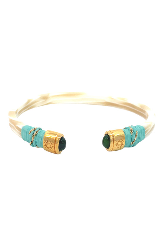 Cream Blue Sarina Bracelet