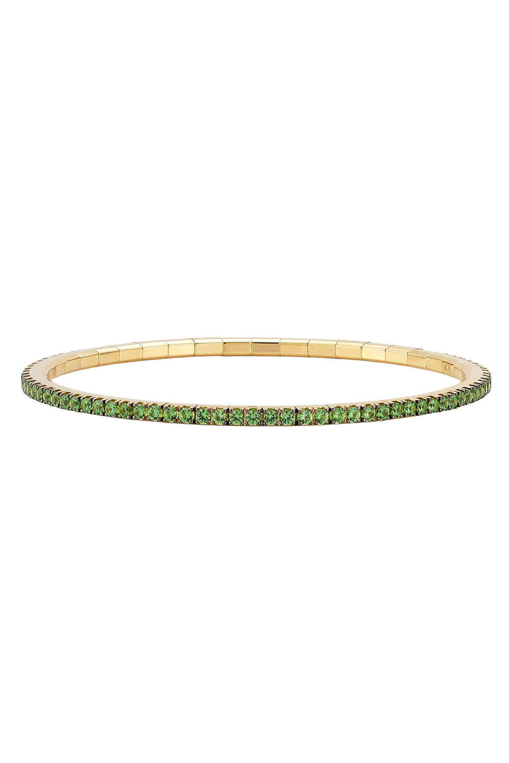 Tsavorite Stretch Tennis Bracelet