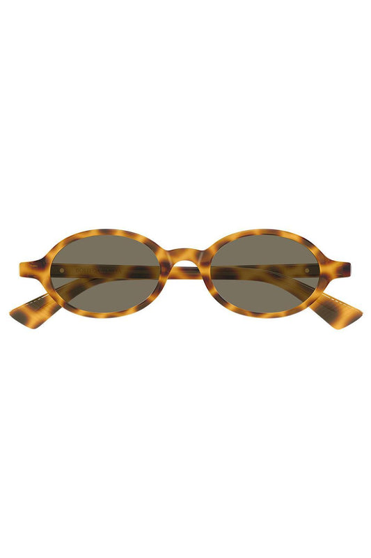 Classic Round Sunglasses-BROWN-ACCESSORIESUNGLASSES-BOTTEGA VENETA
