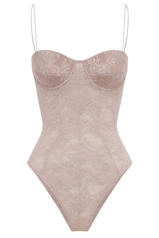 Cupped Lace Bodysuit