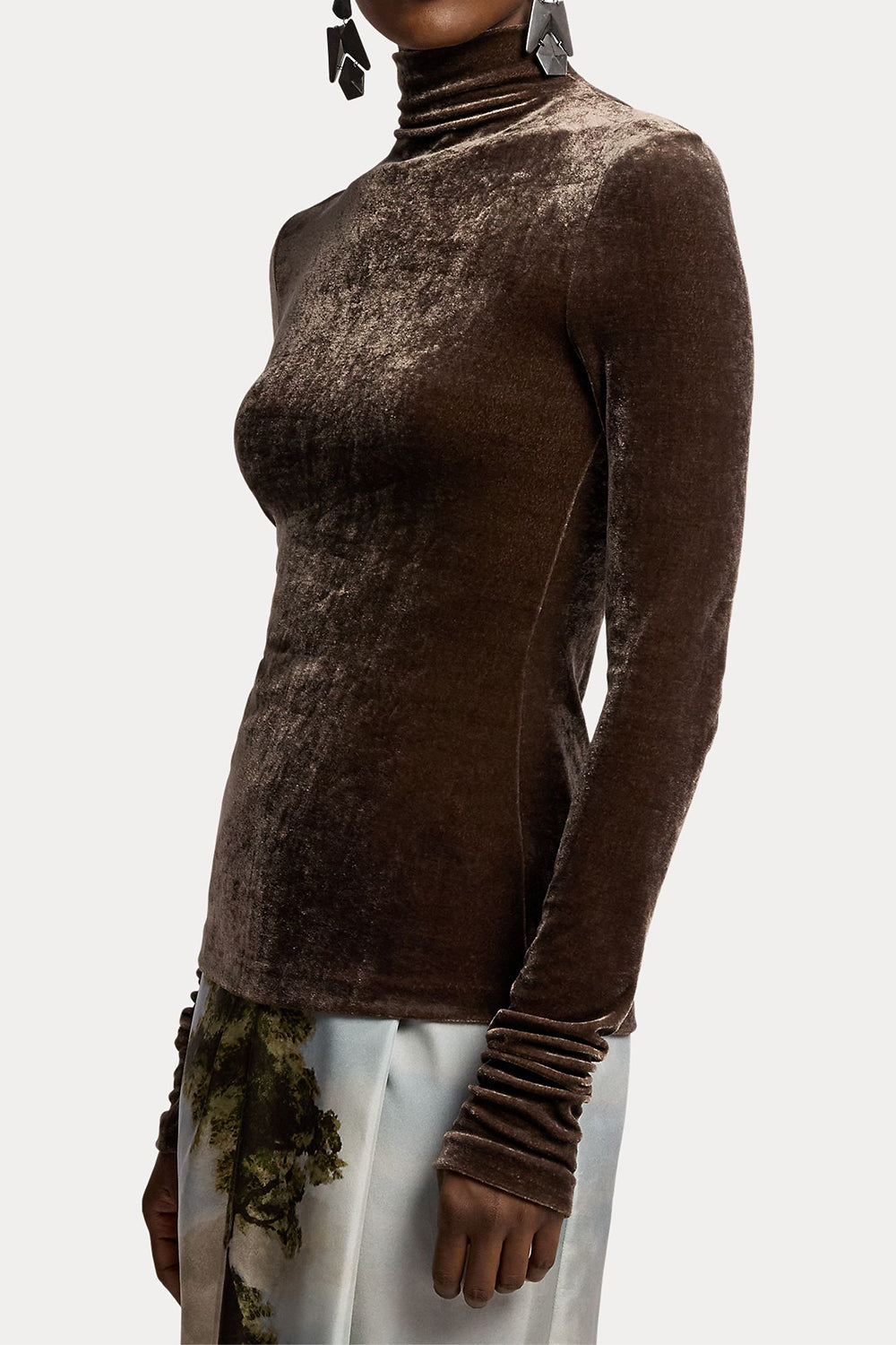 Long Sleeve Knit Turtleneck Pullover