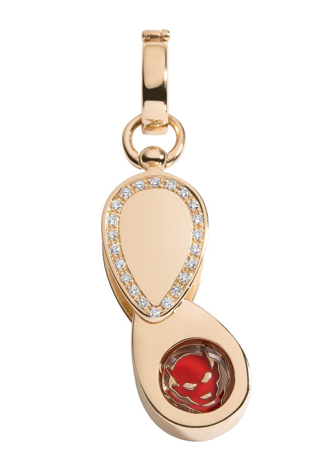 Quartz Diamond Focus Loupe Pendant