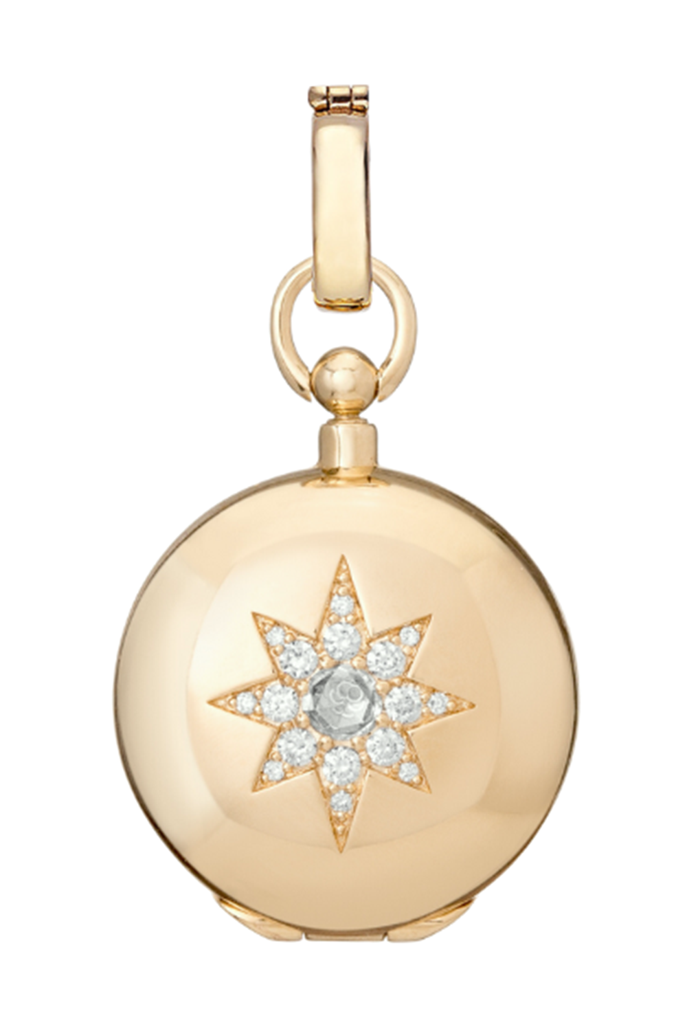 Diamond Direction Decision Coin Locket