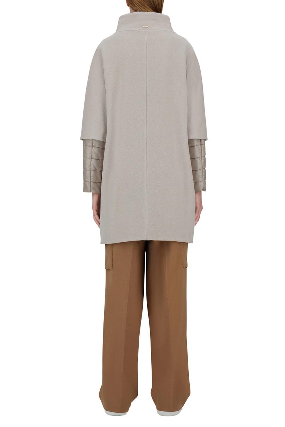 Luxury Wool Herno Cocoon Coat-BEIGE-40-CLOTHINGJACKETCASUAL-HERNO
