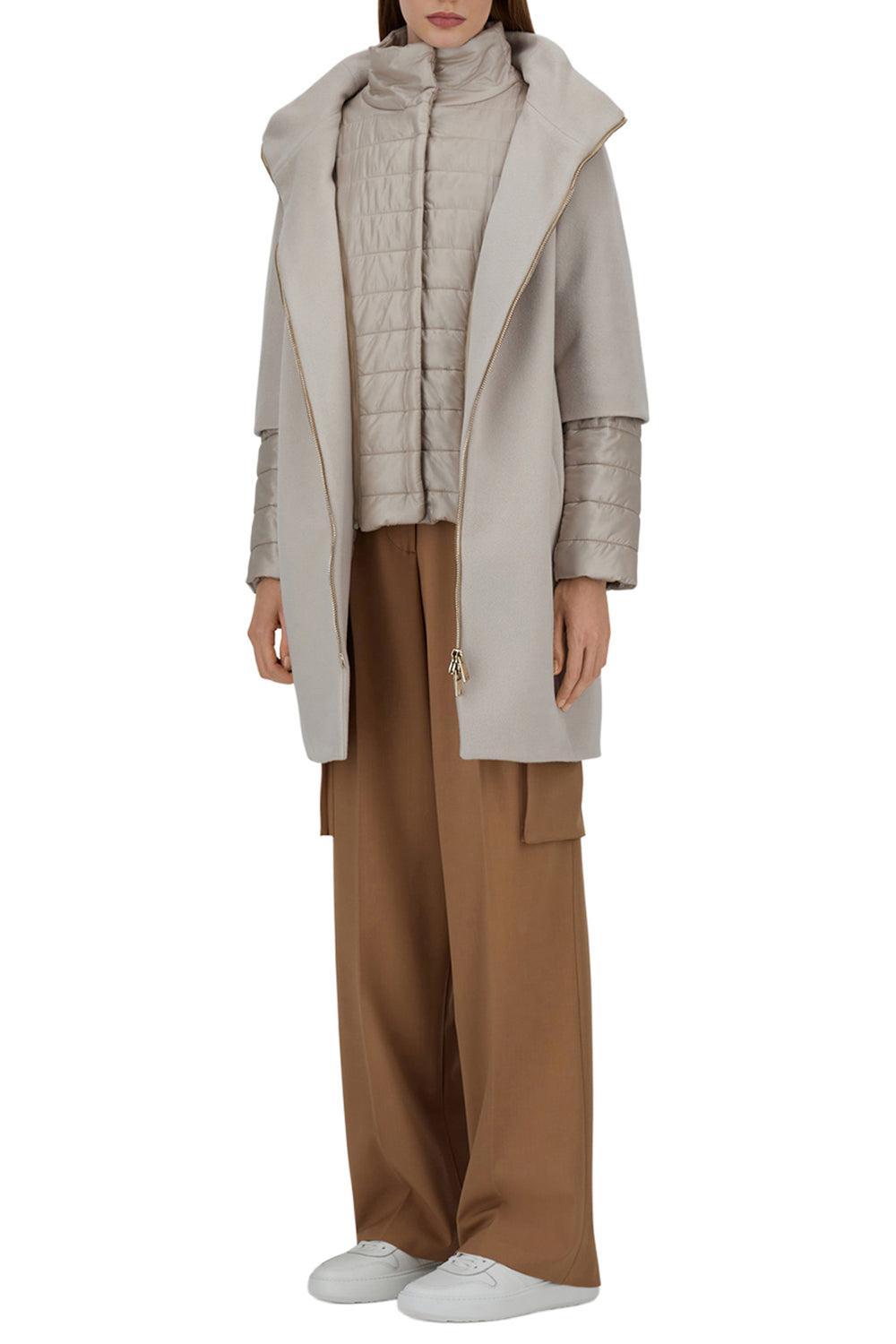 Luxury Wool Herno Cocoon Coat-BEIGE-40-CLOTHINGJACKETCASUAL-HERNO