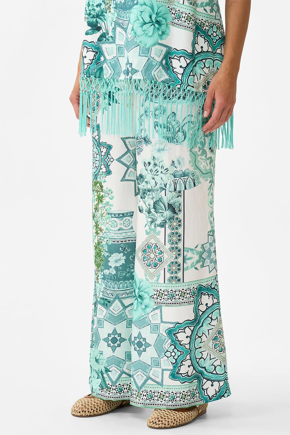 Tie Waist Lounge Pant-WHITE-XS-CLOTHINGPANTWIDE LEG-CAMILLA
