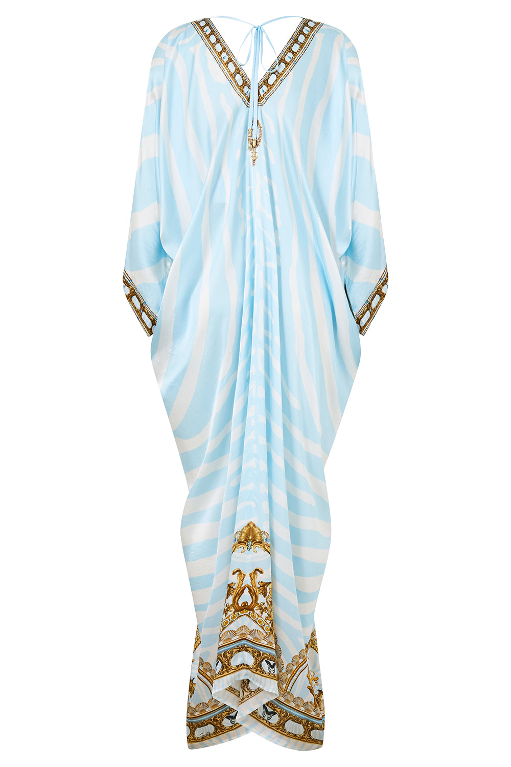  Draped Kaftan Maxi Dress-STRIPE-XS/S-CLOTHINGDRESSCASUAL-CAMILLA 