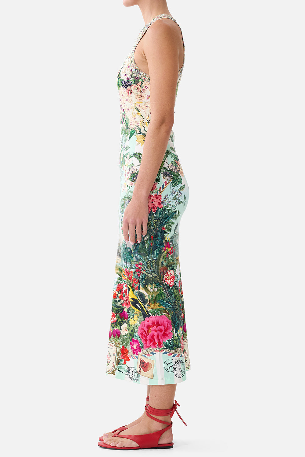 Jersey Tank Midi Dress