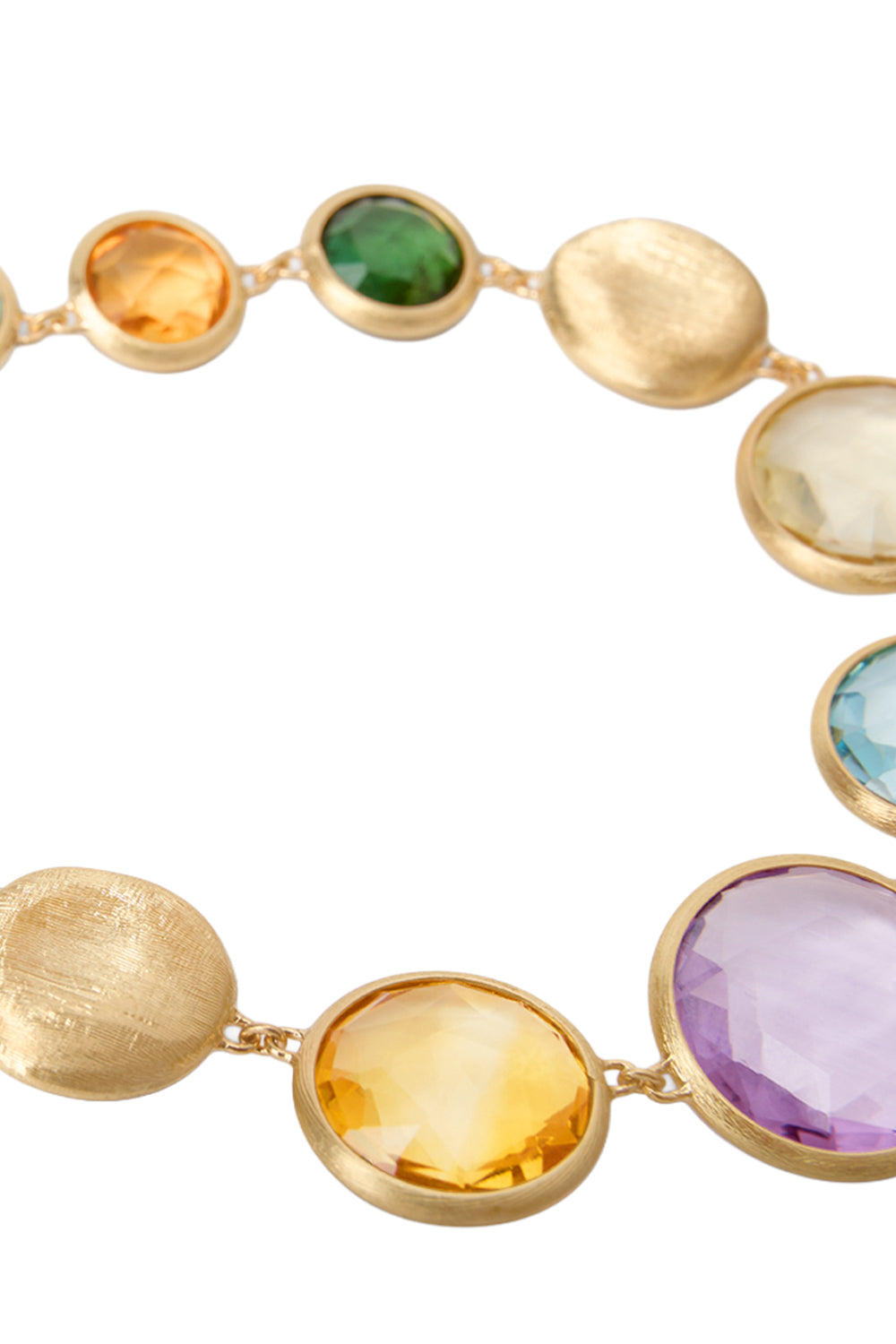 Jaipur Mixed Gemstone Graduated Necklace