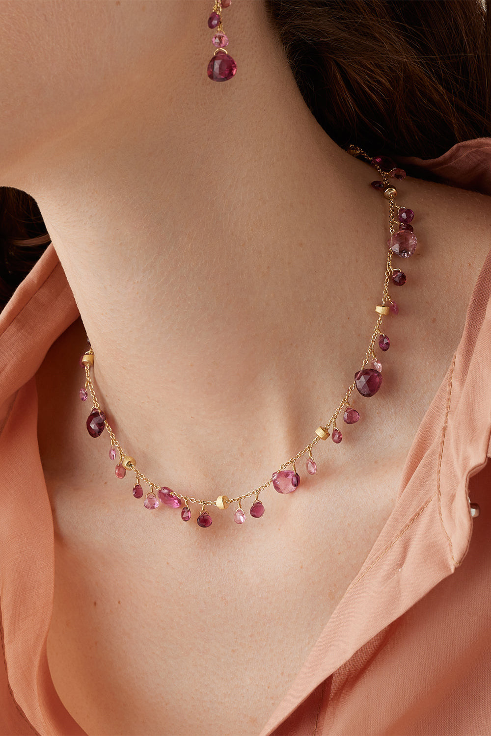 Pink Tourmaline Paradise Necklace