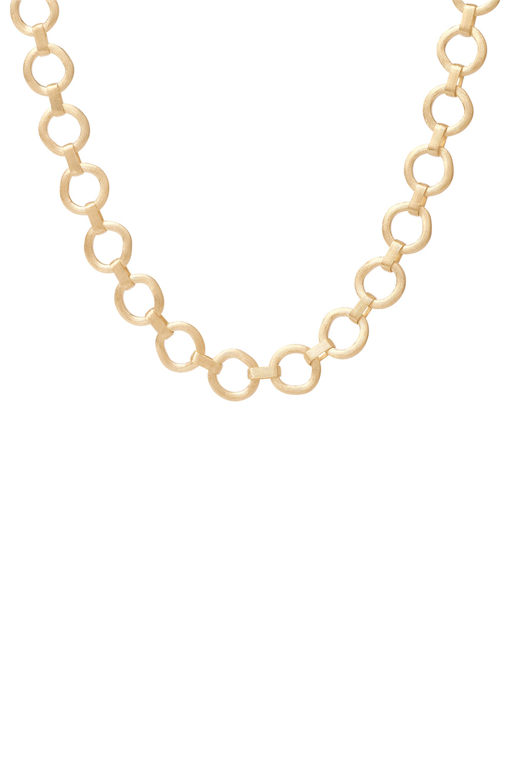 Jaipur Gold Flat Link Necklace