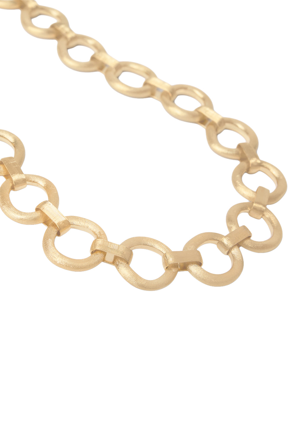 Jaipur Gold Flat Link Necklace