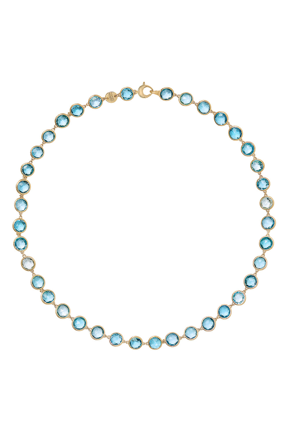 Blue Topaz Jaipur Link Necklace