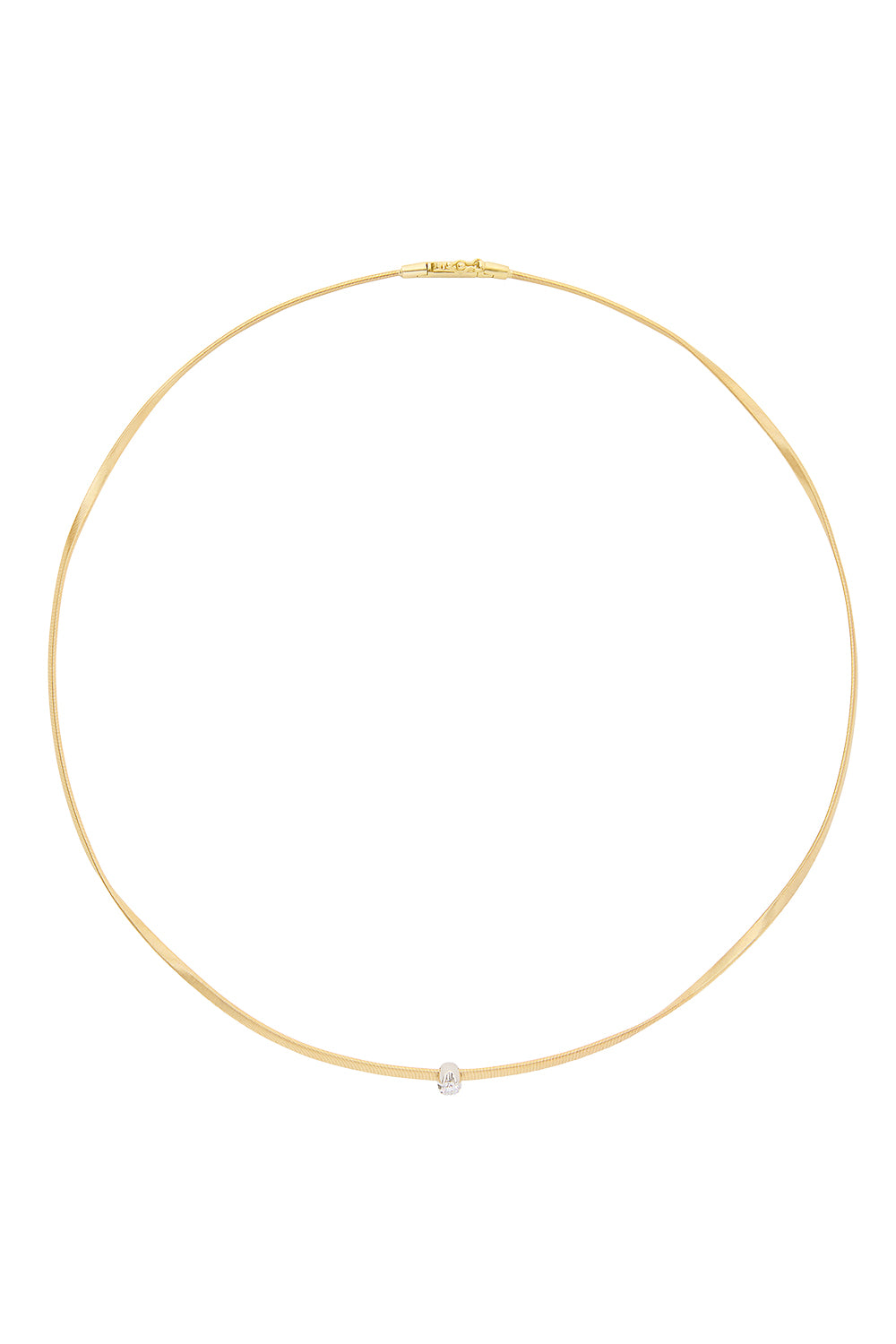 Diamond Marrakech Twisted Coil Station Necklace