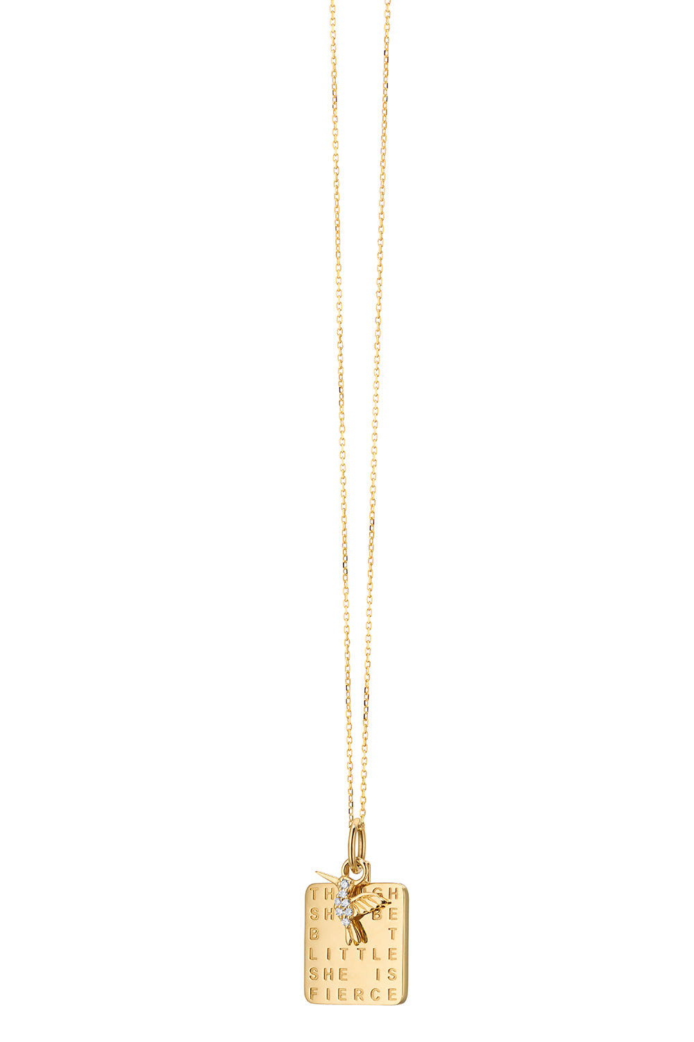 Diamond She Is Fierce Necklace