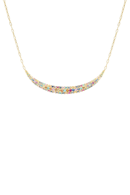 Paraiba Chasm Motley Necklace