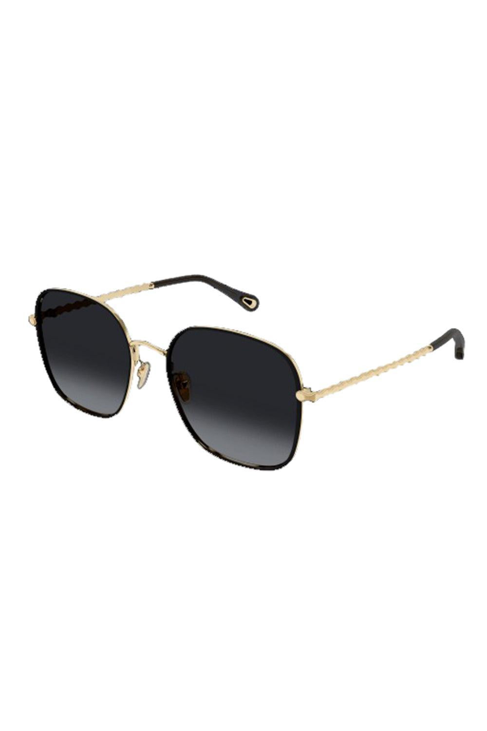 Square Rigid Sunglasses-GLDGDGRY-ACCESSORIESUNGLASSES-CHLOÉ