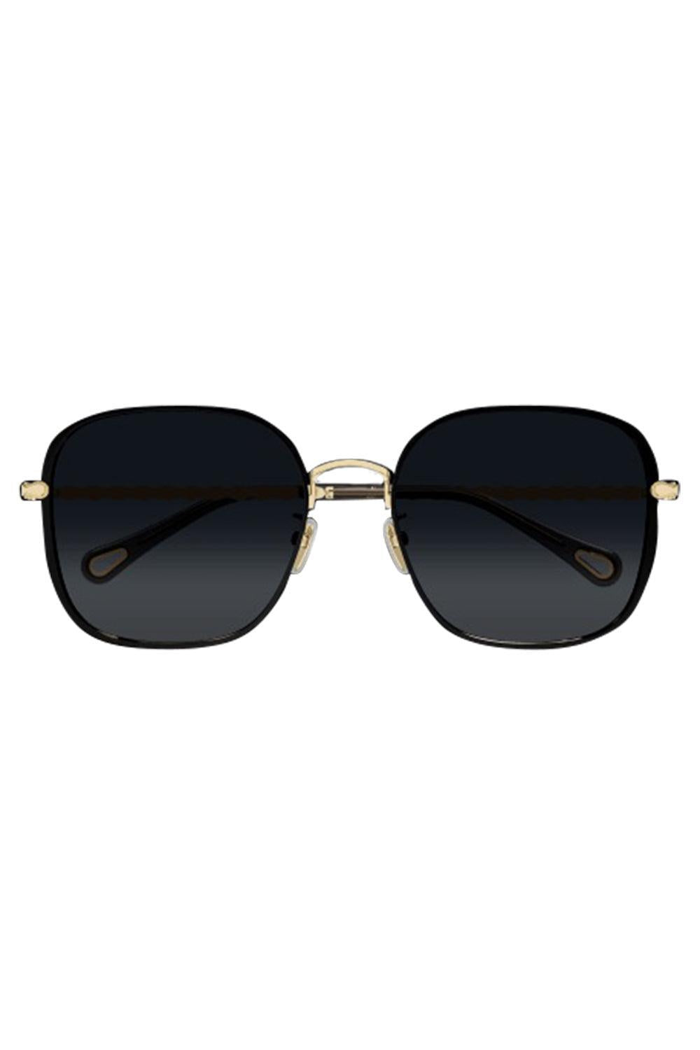 Square Rigid Sunglasses-GLDGDGRY-ACCESSORIESUNGLASSES-CHLOÉ