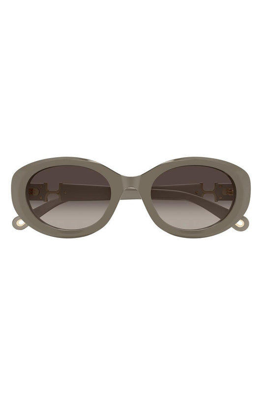 Timeless Oval Sunglasses-GREEN-ACCESSORIESUNGLASSES-CHLOÉ