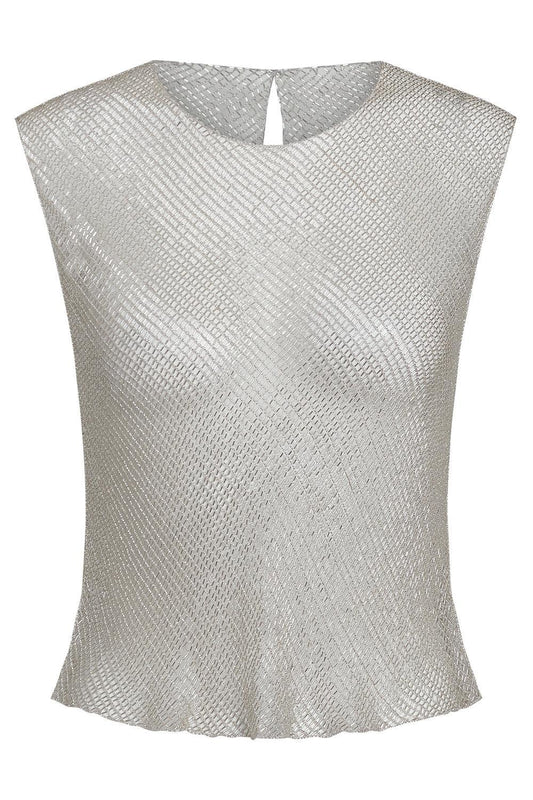 Chloe Tee-SILVER-M/L-CLOTHINGTOPT-SHIRT-TWP