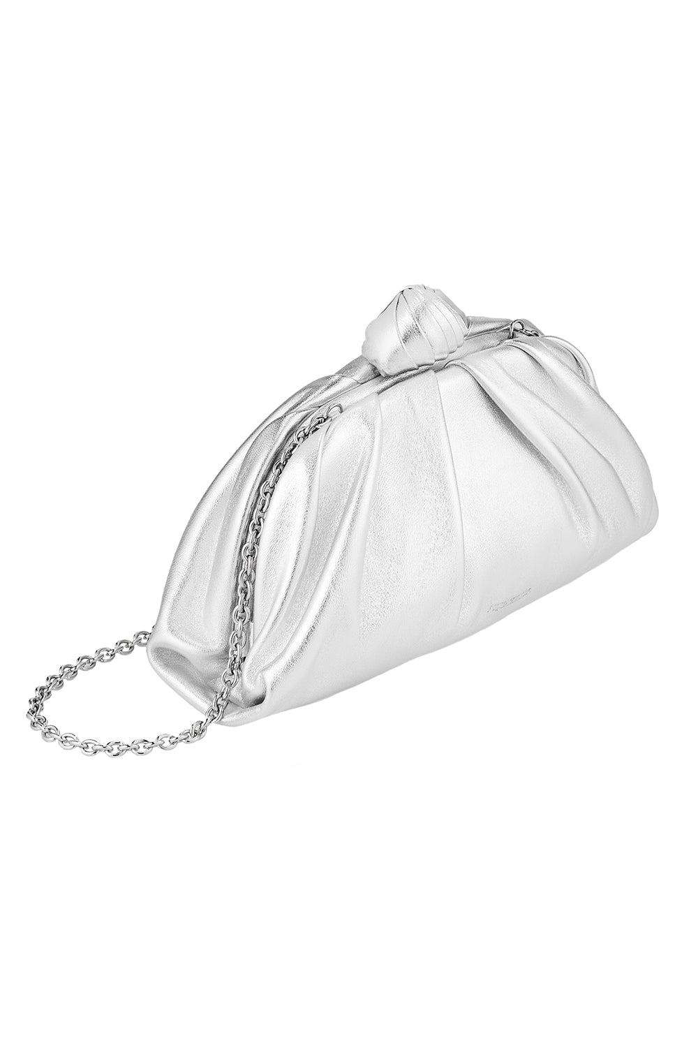 Cocoon Mini Pouch Bag - Silver Palladium