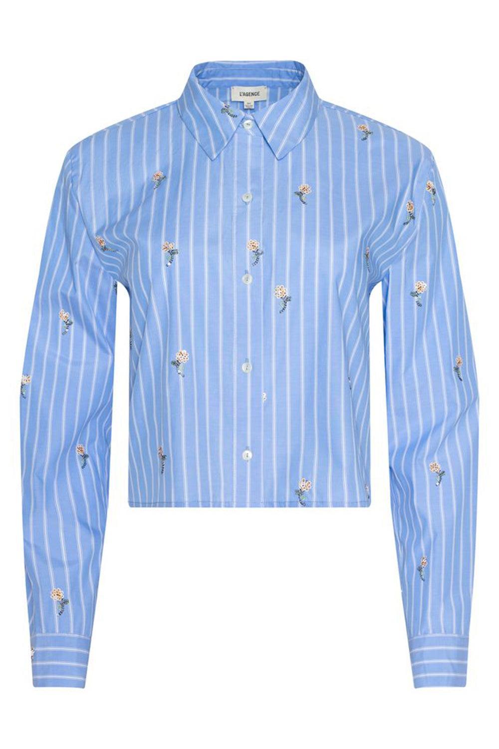 Cosette Shirt-STRIPE-XS-CLOTHINGTOPBLOUSE-L'AGENCE