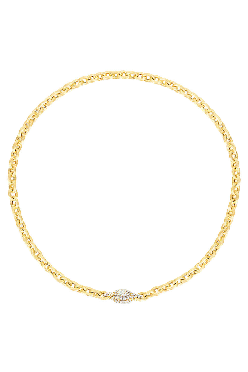 Diamond Libera Aura Chain Clasp Necklace