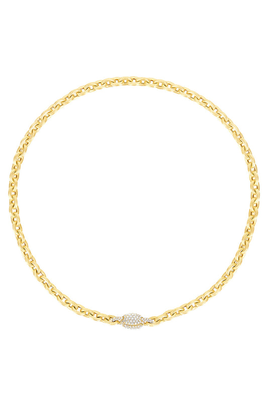 Diamond Libera Aura Chain Clasp Necklace