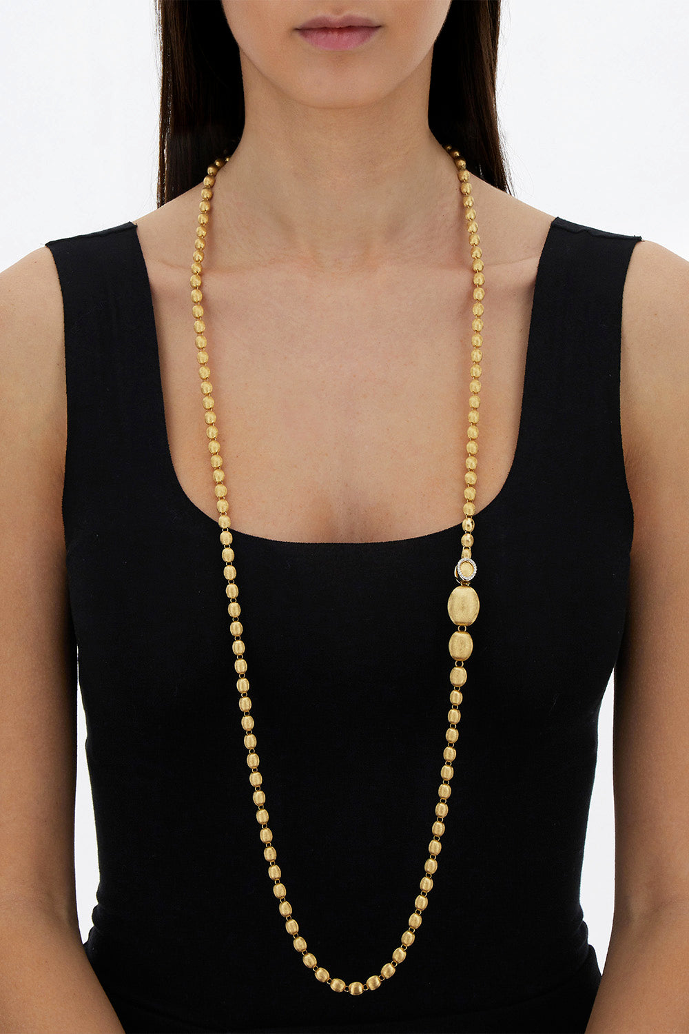 Diamond Ivy Long Necklace