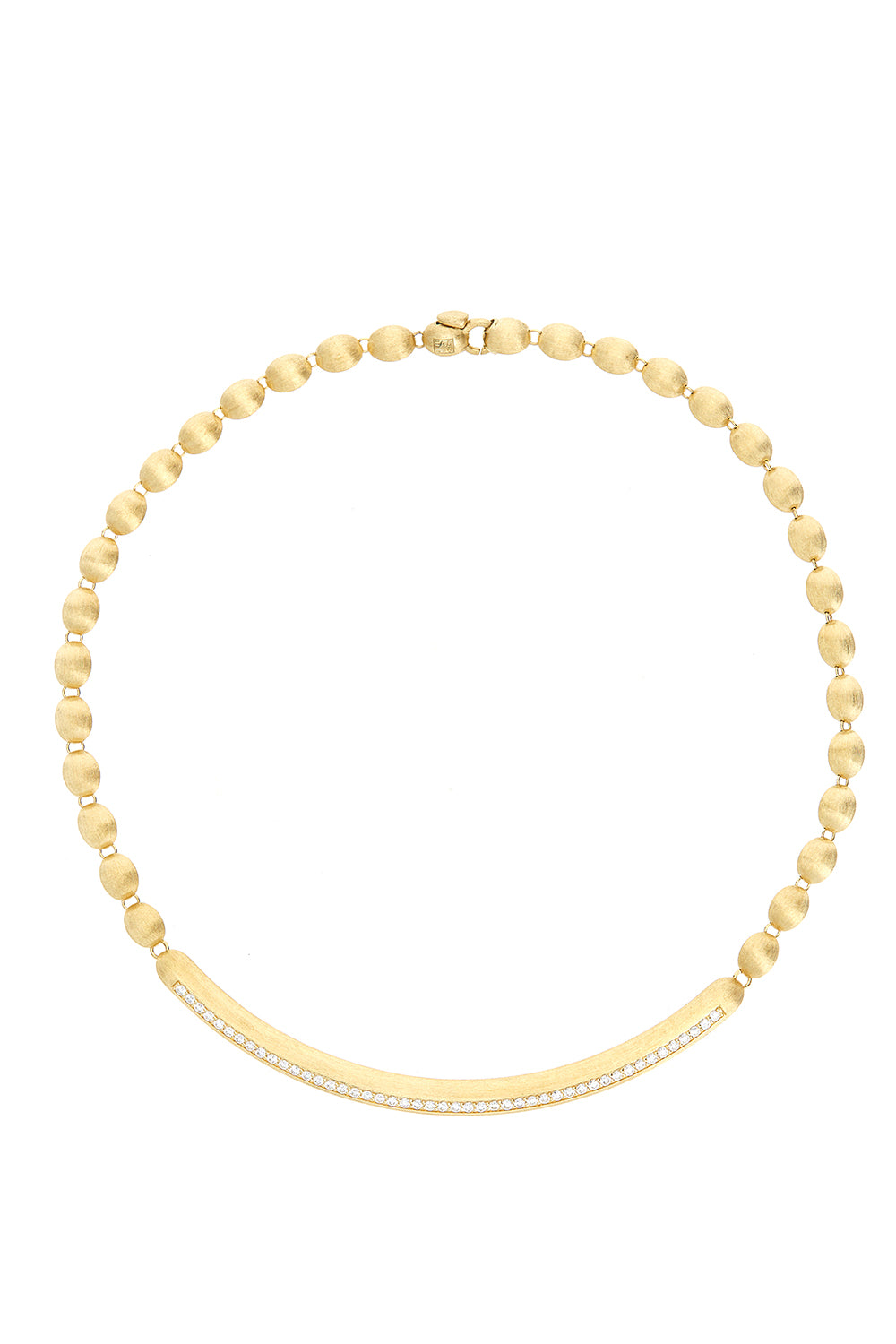 Diamond Elite Boules Bar Necklace
