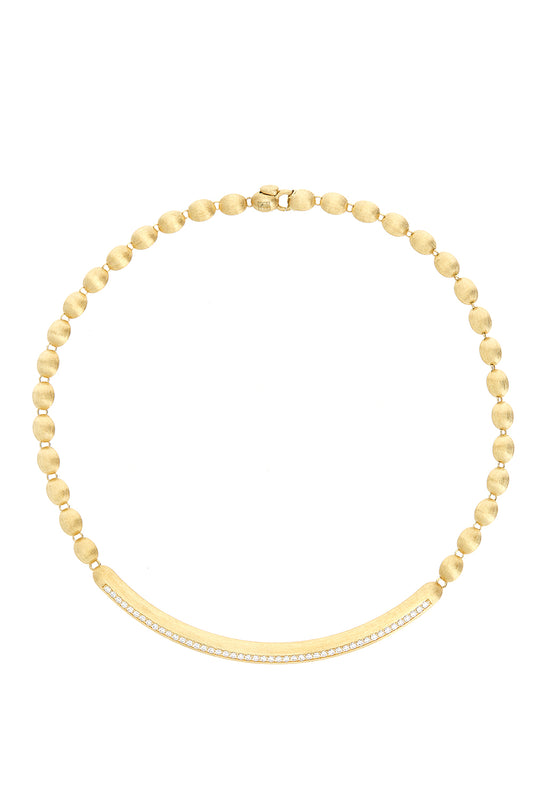 Diamond Elite Boules Bar Necklace