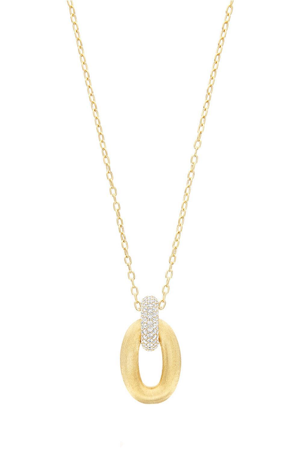 Diamond Libera Aura Pendant Necklace-YELLOW GOLD-36-JEWELRYFINE JEWELNECKLACE O-NANIS