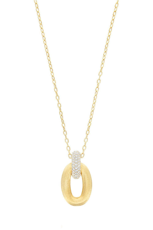 Diamond Libera Aura Pendant Necklace-YELLOW GOLD-36-JEWELRYFINE JEWELNECKLACE O-NANIS