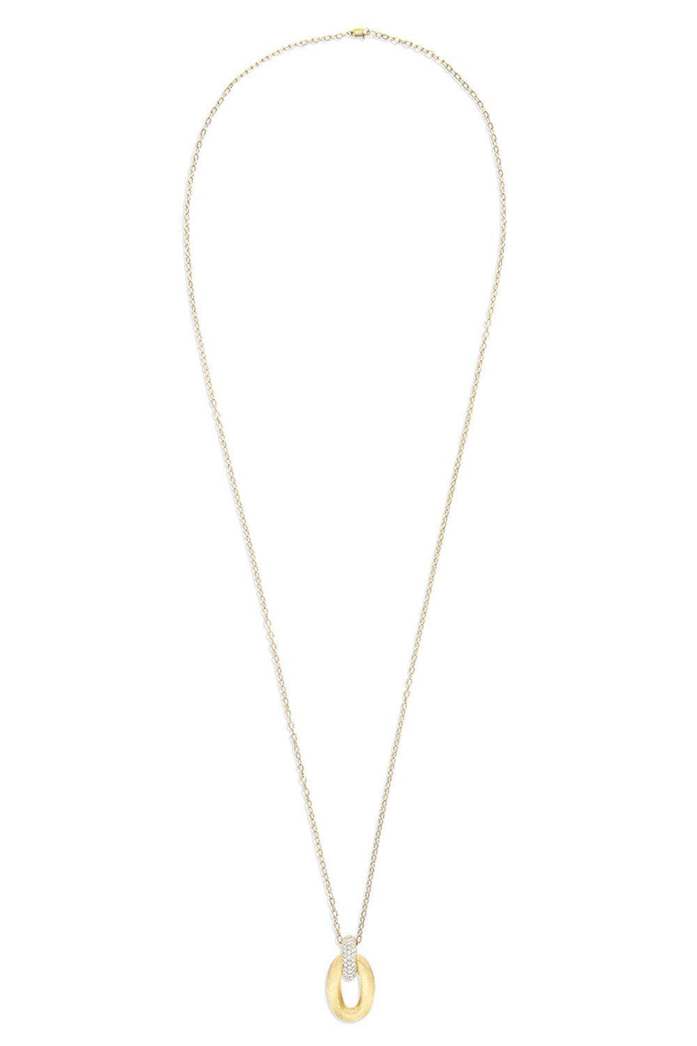 Diamond Libera Aura Pendant Necklace-YELLOW GOLD-36-JEWELRYFINE JEWELNECKLACE O-NANIS