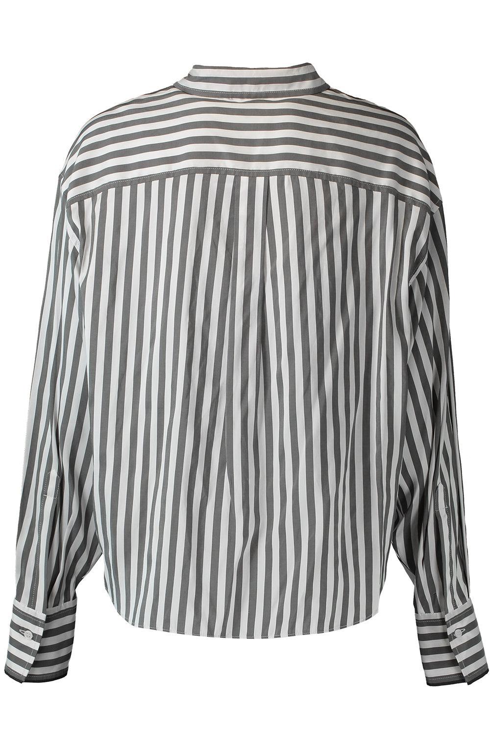 Wide Stripe Relaxed Shirt-STRIPE-XS-CLOTHINGTOPBLOUSE-BRUNELLO CUCINELLI