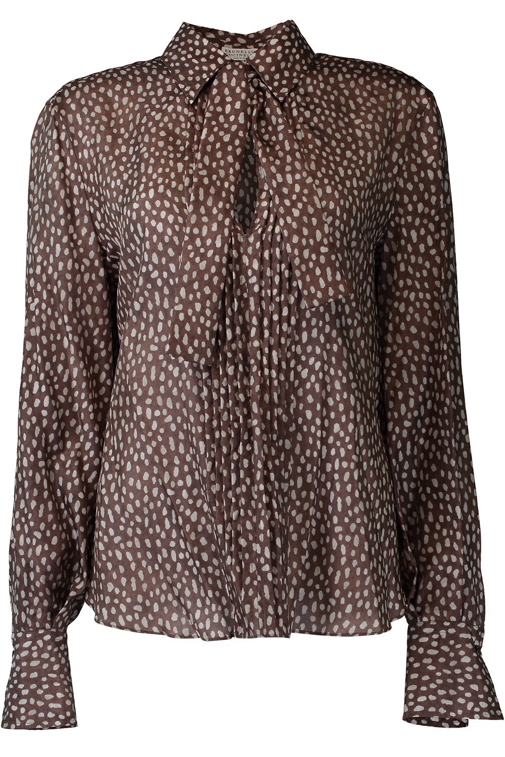Pois Lier Print Tie Shrit