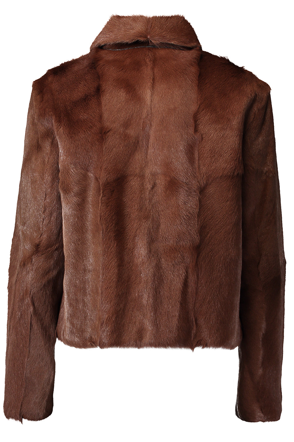 Button Front Fur Jacket