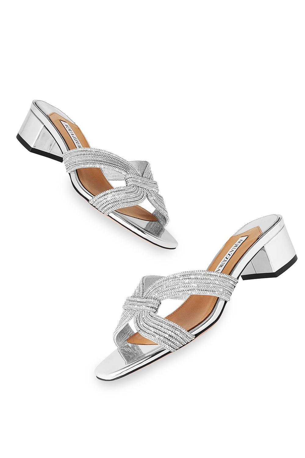 Crystal Muse Sandal 35-SILVER-36-SHOESANDAL-AQUAZZURA