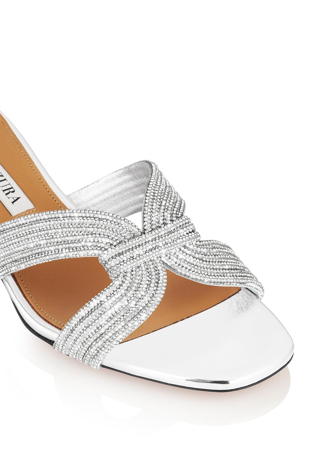 Crystal Muse Sandal 35-SILVER-36-SHOESANDAL-AQUAZZURA