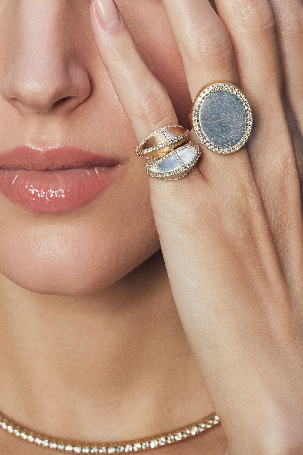 Diamond Halo Candy Ring