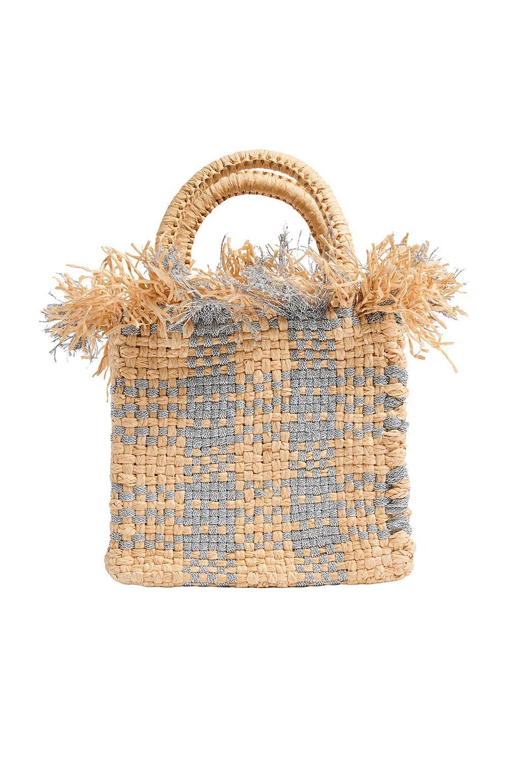 Check Mate Mini Bag-BROWN-HANDBAGTOP HANDLE-PAMELA MUNSON