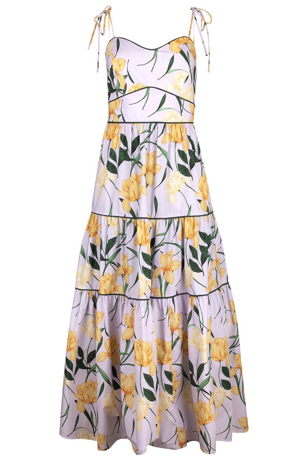 Saphina Dress - Lilac Florette-LILCFLRT-XS-CLOTHINGDRESSCASUAL-CHRISTY LYNN