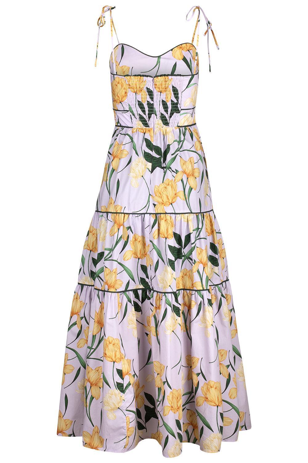 Saphina Dress - Lilac Florette-LILCFLRT-XS-CLOTHINGDRESSCASUAL-CHRISTY LYNN
