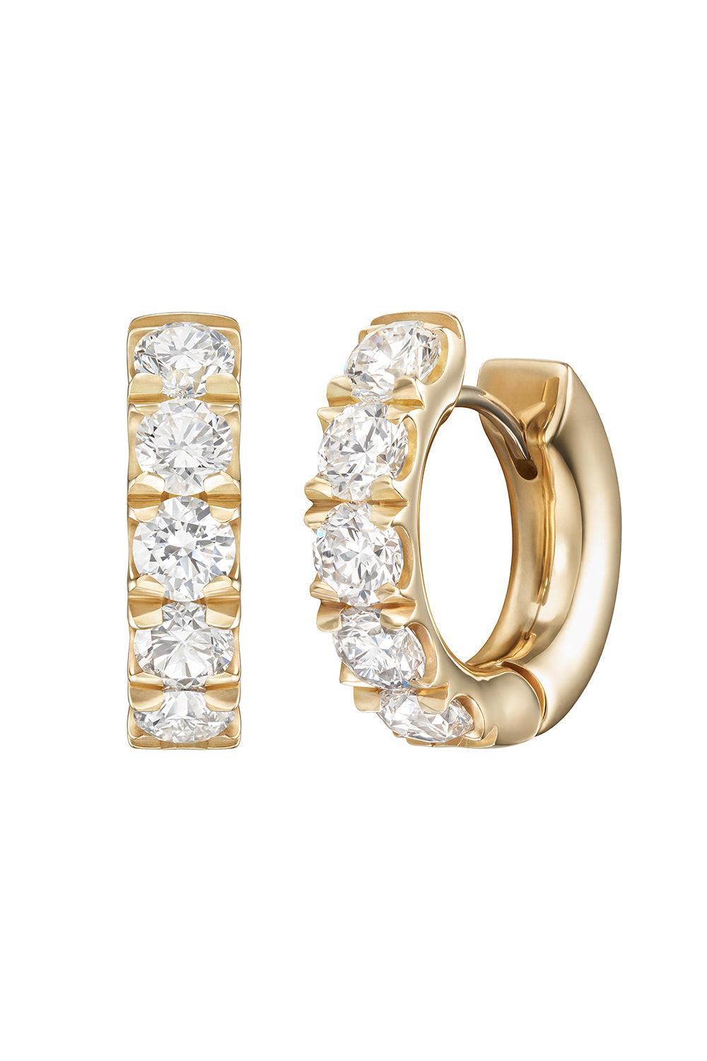 Diamond Clara Super Hoop Earrings-YELLOW GOLD-JEWELRYFINE JEWELEARRING-MELISSA KAYE