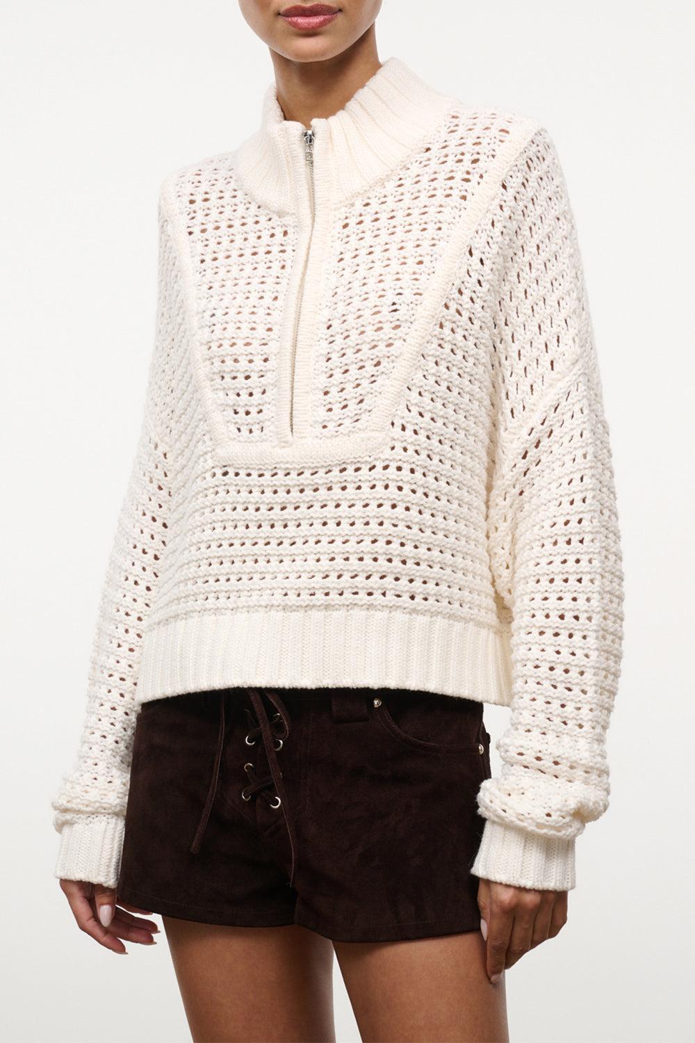 Hampton Crop Sweater-CREAM-XS-CLOTHINGTOPKNITS-STAUD
