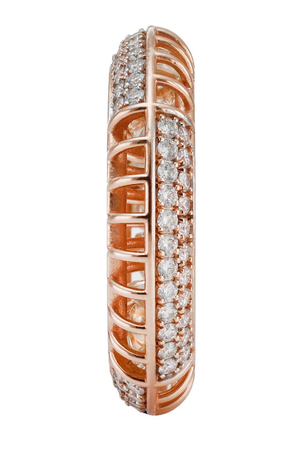 Diamond Round N Round Ring