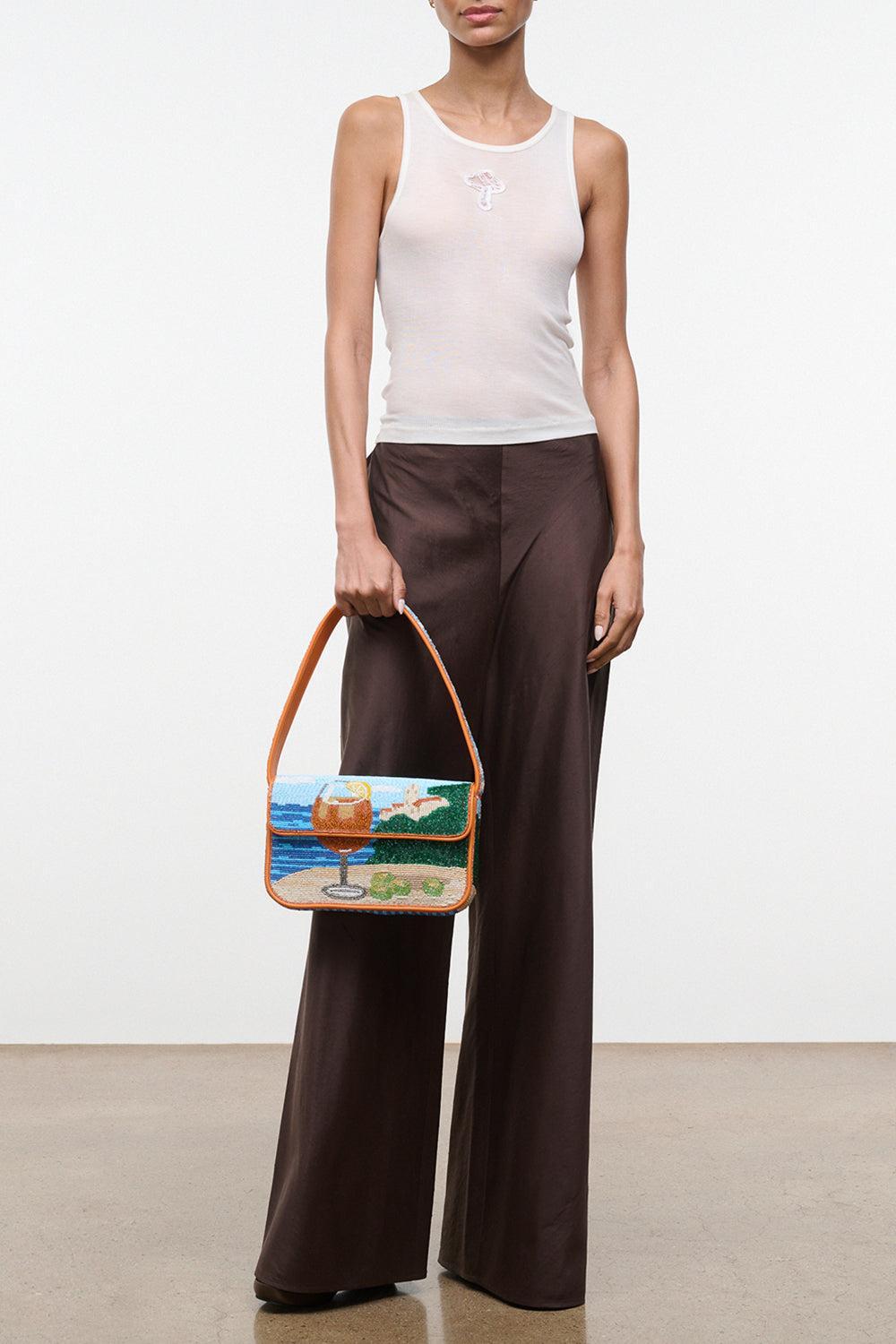 Tommy Beaded Bag - Sunset Spritz-NOVELTY-HANDBAGTOP HANDLE-STAUD