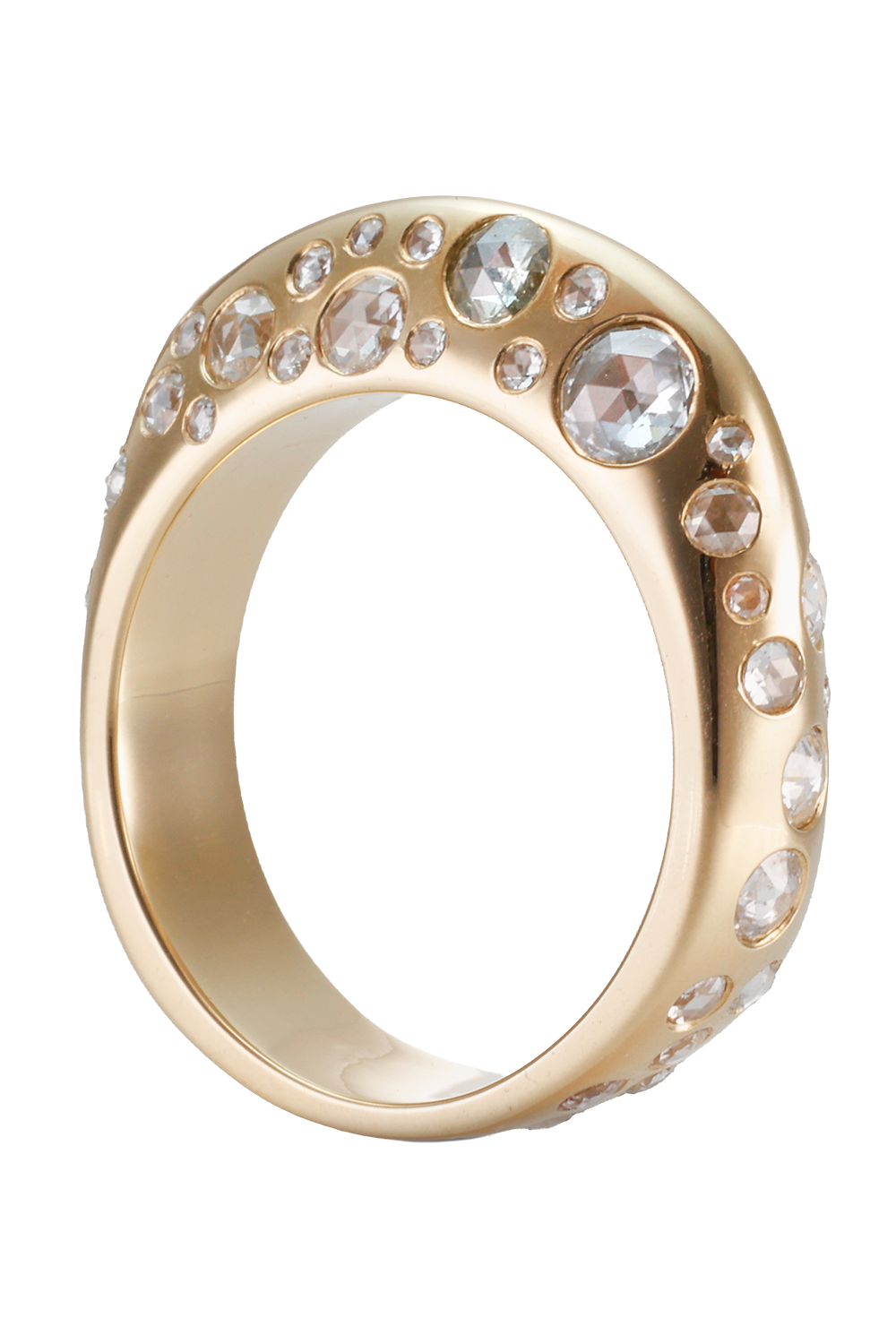 Diamond Sapphire Baby Boo Ring