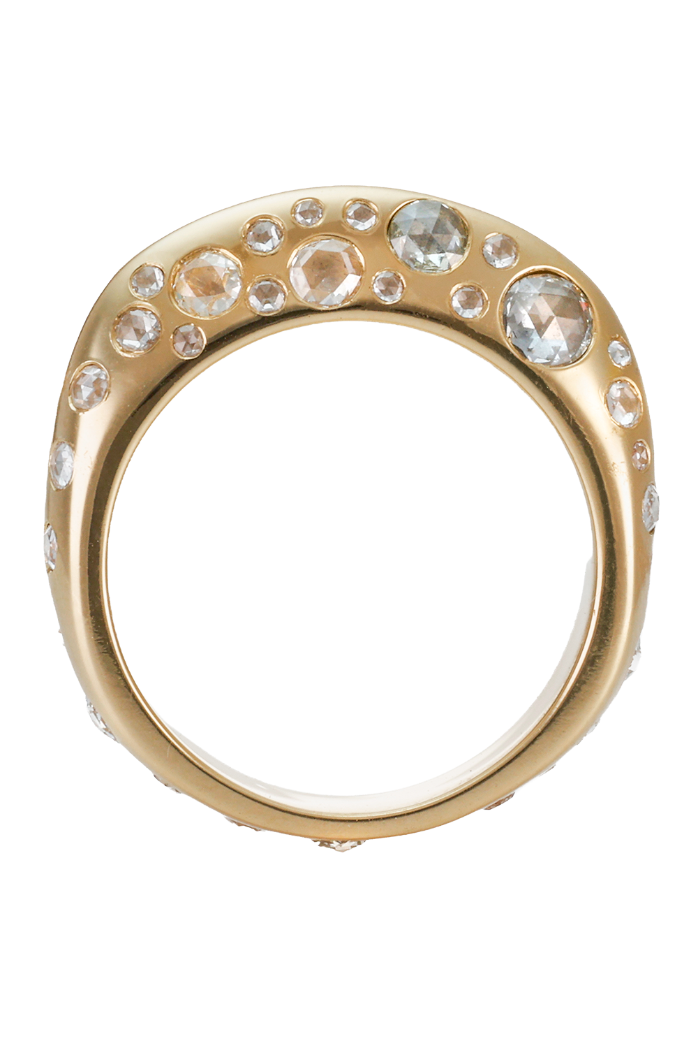 Diamond Sapphire Baby Boo Ring